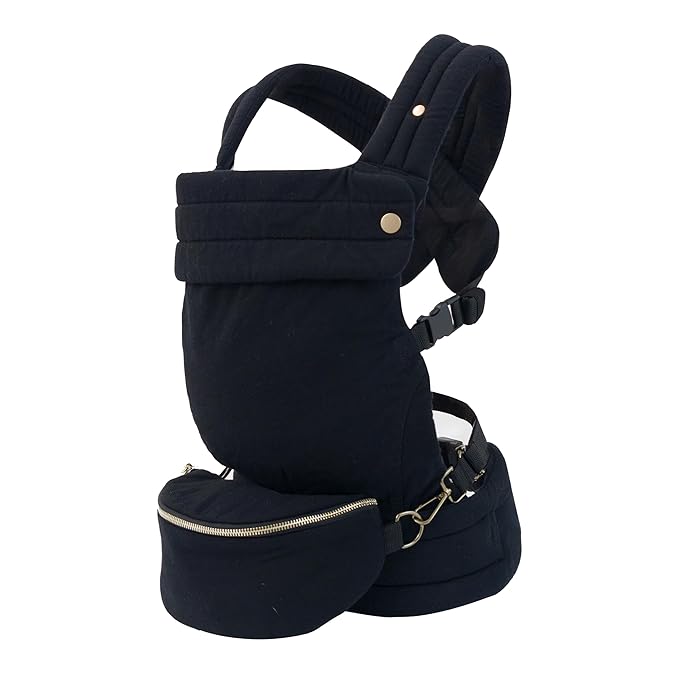 Ergonomic Baby Carrier for Newborns to Toddlers (7-35 lbs) with Adjustable Straps and Belt Bag – Comfortable, Versatile, and Stylish Babywearing Solution