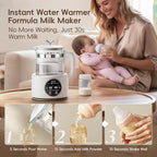 Baby Bottle Warmer, Baby Milk Warmer Glass Electric Kettle Boil, Formula Maker with Night Light, Accurate Temperature Control for Formula, Water Warmer instantly Low Noise Breastmilk,Boil Coffee,Tea