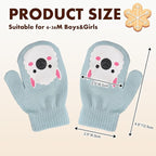 Baby Winter Mittens Toddler Stretch Knit Gloves Magic Warm Glove for Baby Boys Girls