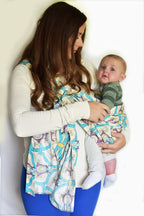 Lite-on-Shoulder Ring/Pouch Baby Sling Fish Tail