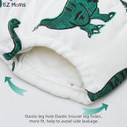 EZ Moms 6 Packs Absorption Toddler Potty Training Underwear for Boys 100% Cotton Toilet Training Pants 1T Leakproof Reusable Kid Confident Toddler Panties Dinosaur Pee Pants with Potty Sticker Chart