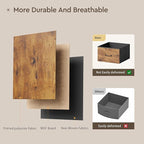 Changing Table Dresser, Baby Dresser with 3 Fabric Drawers and 2 Shelves, Multi-Functional Baby Changing Table with Pad, Classic Nursery Dresser, Diaper Changing Station, Rustic Brown