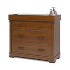 Child Craft Redmond Changing Table Topper, Convert Dresser into a Changing Table Surface, Securely Attaches, Non-Toxic, Baby Safe Finish (Coach Cherry)