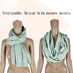 Peekaboo Nursing Cover Up for Breastfeeding - Breathable Knit - Soft Organic Cotton & Cashmere Breast Feeding Poncho for Women - Privacy Feature - Includes Mesh Laundry Bag (Sage)