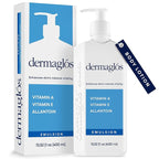 Dermaglos Moisturizing Body Lotion for Dry Skin with Extra Vitamin A, Vitamin E & Allantoin | Regenerating Lightweight Moisturizer for Stretch Marks, Tattoos Aftercare, Scars & Wrinkles | 13.52 Fl Oz