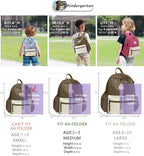 Toddler Backpack for Boys 2-5: Preschool Kindergarten 13" Daycare Backpacks Fit A4 Folder