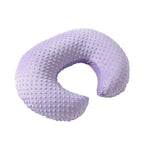 Nursing Pillow and Positioner with Cover for Breastfeeding and Bottle Feeding, Propping Baby, Tummy Time, Baby Sitting Support, Awake-Time Support (Orchid, 22" x 17.7" x 5.9")