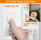 Baby Proof Kit, 58 Packs Baby Proofing Kit Essentials Child Proofing Appliance with Cabinet Locks, Corner Guards and Outlet Covers - All-in-one Super Value Child Proof Kit