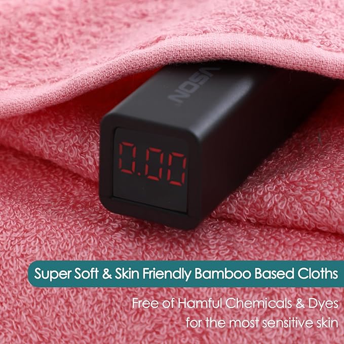 Baby Washcloths 6 Pack, 10x10 inch Heavenly Soft Pink Wash Cloths for Face and Body, Gentle & Safe Face Towel on Sensitive Skin, Baby Essentials Bath Shower Gifts for Girl Infant Kid Toddler Children