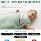 Baby Bamboo Sleep Sack, 70% Rayon Made from Bamboo 30% Cotton 1.0 TOG Infant Wearable Blanket