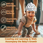 Baby Helmet for Crawing Walking,Soft Infant Safety Helmet,Baby Helmet 1-2 Years for Anti-Fall Head Protector,Adjustable, Breathable