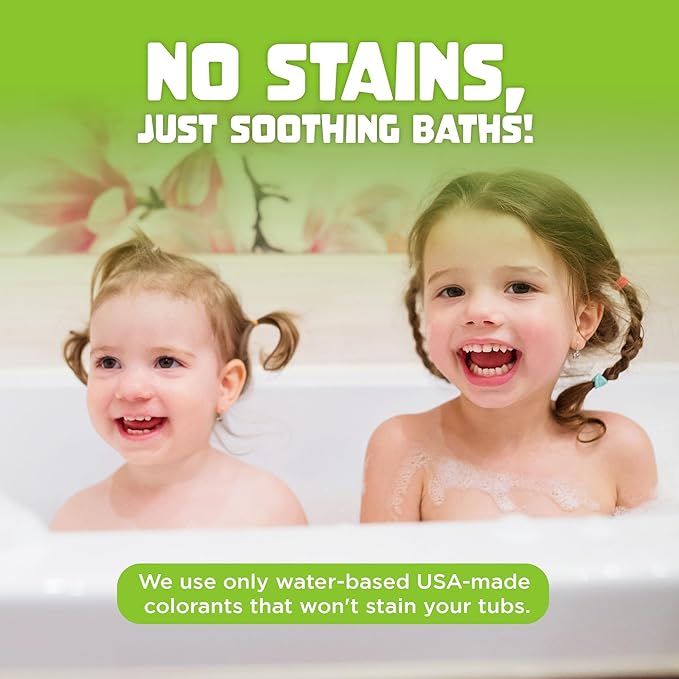 Bubble Bombs for Kids with Surprise Bath Slime Inside (6 Pack) - Colorful Sensory Toys Inside for Boys & Girls – Fizzes, Foams & Bubbles, Fruity Scents, Made in USA by Two Sisters