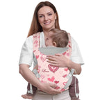 Baby Carrier Newborn to Toddler, Ergonomic Adjustable Toddler Carriers for 7-66 Lbs, Cozy Lightweight Infant Carrier with Neck Support, Baby Holder Carrier with Lumbar Support for Mom Dad