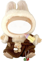 Clothes for LA BUBU 17cm Doll (NO Doll),Outfit for LA BUBU,Dress and Hairpin Set for LABUBU Dress Up,Accessories for LA BUBU