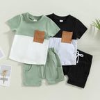 Mubineo Infant Toddler Baby Boy Summer T Shirt Shorts Outfits Short Sleeve Tee Tops Clothes Set