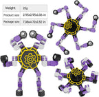 Transformable Fidget Spinners 4 Pcs for Kids Adults, Stress Relief Fidget Sensory Toys for Boys and Girls, DIY Fidget Spinners for ADHD Autism Birthday Party Favors, Gifts, Classroom Supplies Prizes