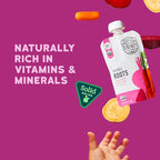 Serenity Kids 6+ Months Veggie Puree Baby Food Pouches - USDA Organic - No Sugary Fruits or Added Sugar - Allergen Free - 3.5 Ounce BPA-Free Packaging - Baby Food Pouch