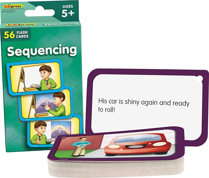 Teacher Created Resources Sequencing Flash Cards (EP62072), Medium