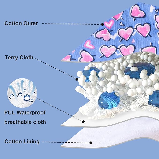 BIG ELEPHANT 6-Pack Potty Training Pants – 100% Cotton Absorbent Toddler Underwear for Boys and Girls (12M-10Y)