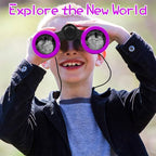 Scotamalone Kids Binoculars Shock Proof Toy Binoculars Set for Age 3-12 Years Old Boys Girls Bird Watching Educational Learning Hunting Hiking Birthday Presents