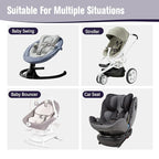 KAKIBLIN Baby Neck Pillow,Upgraded Baby Support Pillow, Head Pillow,Travel Pillow for Car Seat,Pushchair,Travel (Star)