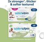 WaterWipes Sensitive+ Baby & Toddler Wipes, 3-In-1 Cleans, Cares, Protects, 99.9% Water, Textured Clean, Unscented & Hypoallergenic, 540 Count (Pack of 9)