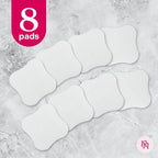 Nurse & Nourish 8-Pack Hydrogel Pads for Breastfeeding Soreness Support - Reusable, Easy-Apply Adjustable Soothing Gel - Nipple Shields for Breastfeeding Newborn
