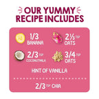 HAPPYTOT Organics Stage 4 Baby Food Pouches, Gluten Free, Vegan & Dairy Free Snack, Super Morning Fruit & Oat Blend, Bananas, Dragon Fruit, Coconutmilk, Oats & Chia, 4 Oz (Pack of 16)