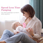 Breast Ice Packs, Hot & Cold Gel Therapy Pads for Breastfeeding, Postpartum Nursing, Engorgement, Mastitis, Pain Relief Breast Packs with Soft Covers, 2 Pack (Pink)