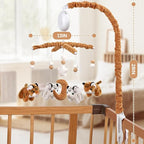 Baby Crib Mobile- Tiger Crib Mobile for Boys Girls Essential Gift for Infant Bedroom Hanging Decor