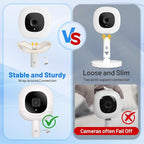 Upgraded Baby Monitor Clip Charger Mount for Nanit Pro/Plus/Original Cameras with Type-C Charging Port Connector Mount Portable Camera Holder for Travel & Crib,Temperature and Humidity Display