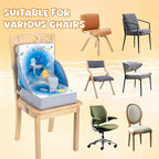 Toddler Booster Seat, Portable Baby Booster for Dining Table, Travel Toddler Chair with Adjustable Straps, Lightweight, Compact Design, Easy to Clean (Blue)