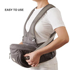Sunveno Ergonomic Hip Seat Baby Carrier with Detachable Double Shoulder Straps, Waist & Back Relief, Breathable Mesh, Non-Slip Seat + Storage Pockets, Fits Infants & Toddlers 0-36 M up to 45 lbs