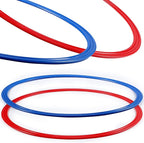Libima Obstacle Course Ring Set Exercise Hoop Large Hoop Plastic Toys Playground Toys for Gymnastics Practice Party Games Educational Activities Holiday Decor, 5 Colors(12 Pcs,15.8 Inch)