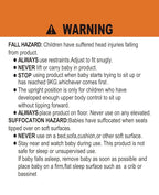 LAREX Baby Swing to Toddler Electric Infant Swing Portable for Newborn Boy Girl, 5 Sway Speeds with Remote Control, 12 Preset Melodies and Bluetooth, 0-6 Months Max 20 Lbs (Gray)