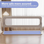 Baby Bed Rails Guard for Toddlers - Toddler Bed Rail for Queen Full King Twin Crib Bunk Size Bed Adjustable Heights & Foldable Bedrail Extra Tall Child Safety Side Railing Guards for Kids(78.7")