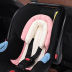 COOLBEBE Upgraded 2-in-1 Babybody Supports for Newborn Infant - Extra Soft Breathable Car Seat Insert Cushion Pad, Perfect for Carseat, Stroller, Swing, Bouncer, Pink