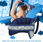 NAPUP Child Head Strap for Car Seat – Adjustable Polyester Carseat Head Support for Toddler (Dark Blue)