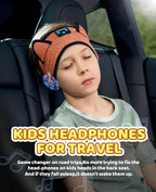 Baby Headphones, Kids Headphones Bluetooth Headband Adjustable, Wireless Headband for Kids with Wired Playback 3.5 MM Jack for Teens/Boys/Girls/Smartphones/School/Airplane Travel/Tablet