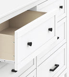 DaVinci Beau 6-Drawer Dresser in White, GREENGUARD Gold Certified, Easy Assembly