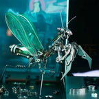 Adult 3D Metal Puzzle, Punk Mantis Metal Model Set，3D Puzzle Mechanical Insect Building Blocks, Fun DIY Assembly, high-end Men's Gifts.