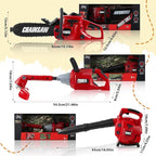 3 Pcs Toy Gardening Tool Set for Kids Toy Leaf Blower Weed Trimmer Chainsaw Pretend Play Set with Lights and Sounds Birthday for Boys Girls