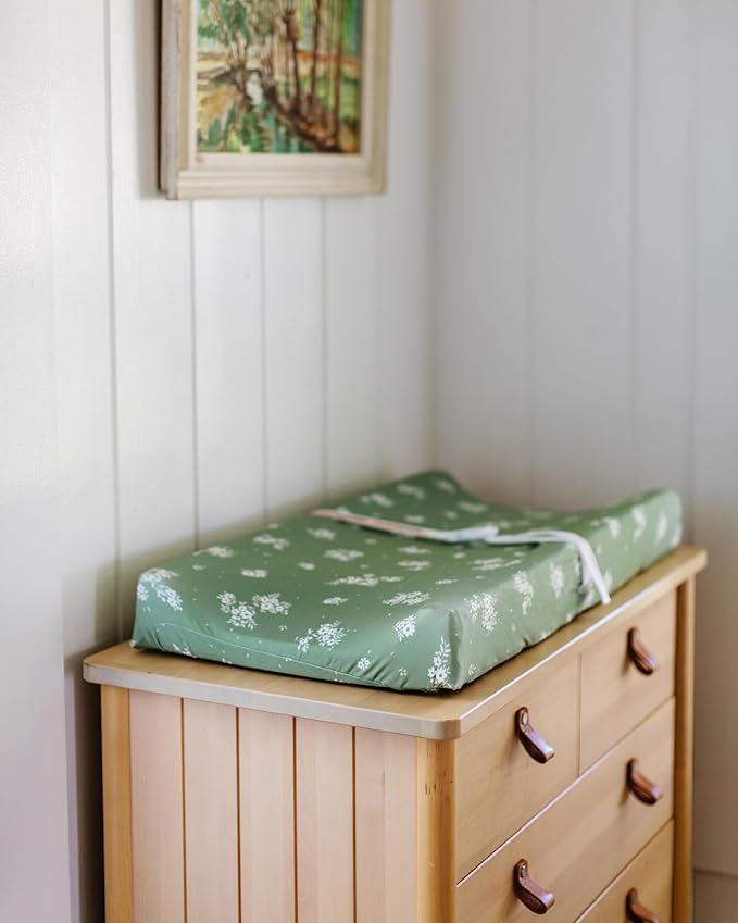 Baby Changing Pad Cover 2-Pack for Boys, Girls (Butterfly Garden) - Premium Fitted Sheets Baby Diaper Changing Table Cover - Buttery Soft Cotton Blend