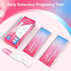 Easy@Home Pregnancy Test Sticks: 5 Count - Reliable and Early Detection Pregnancy Sticks - Precise Results in Minutes - Easy to Use at Home Urine Pregnancy Tests with Curved Handle