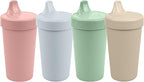 Re-Play Sippy Cups for Toddlers - 10 Oz. Reusable Spill Proof Cups for Kids, Dishwasher/Microwave Safe - Made in USA - Set of 4 - Desert Sands
