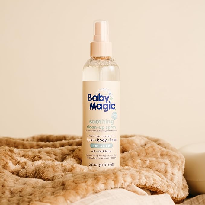 Baby Magic Soothing Clean-Up Spray, Vanilla & Oat, Hypoallergenic, 8 oz