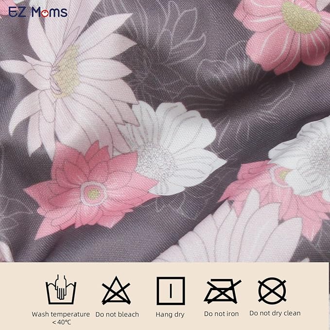 EZ Moms 10 Pack Waterproof Plastic Underwear Newborn Cloth Cover Breathable and Reusable Plastic Training Underwear for Girls Comfortable Waterproof Pants for Baby Suit Swim Diaper Cover Girls 4T