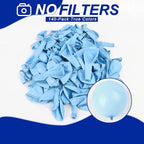 140pcs Makani Blue Round Balloons Different Sizes 18 12 10 5 Inch Latex Balloons for Arch Decoration Party Balloon Kit for Graduation Birthday Party Wedding Balloon Baby Shower Decoration