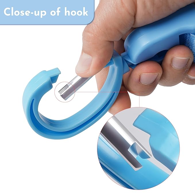 Stroller Leash Handle for Toddler - Compatible with Strollers, Wagons, Pushchairs and so on – Safety Leash Keeps Children Close on-The-go (Blue)