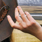 INFUSEU Funny Spinner Fidget Rings for Women Girls Anti Anxiety Stress Worry, Adjustable Size